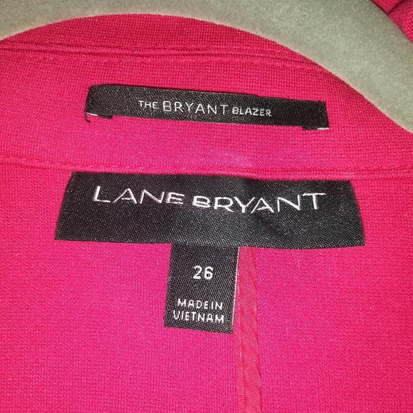 Over Sized Blazer. LB sz 26 Red Blazer - Picture 3 of 3